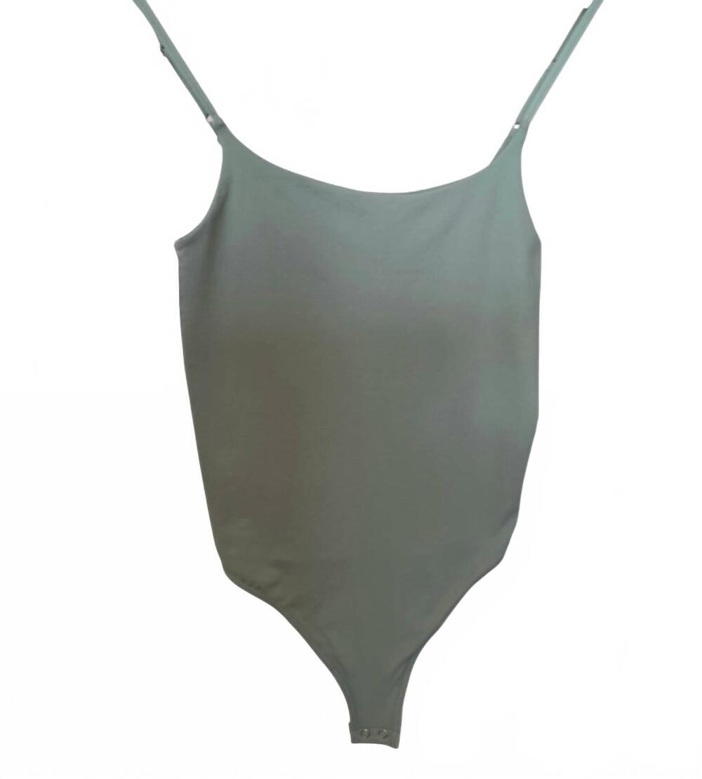 NEW BY TOGETHER women's seamless scoop neck bodysuit in mint